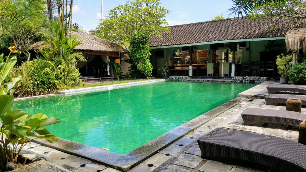 Bazén u Aqua Bali Villa